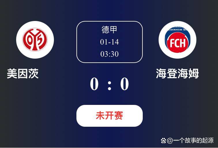 德甲保级生死战:美因茨主场迎战海登海姆,谁能赢得关键三分?
