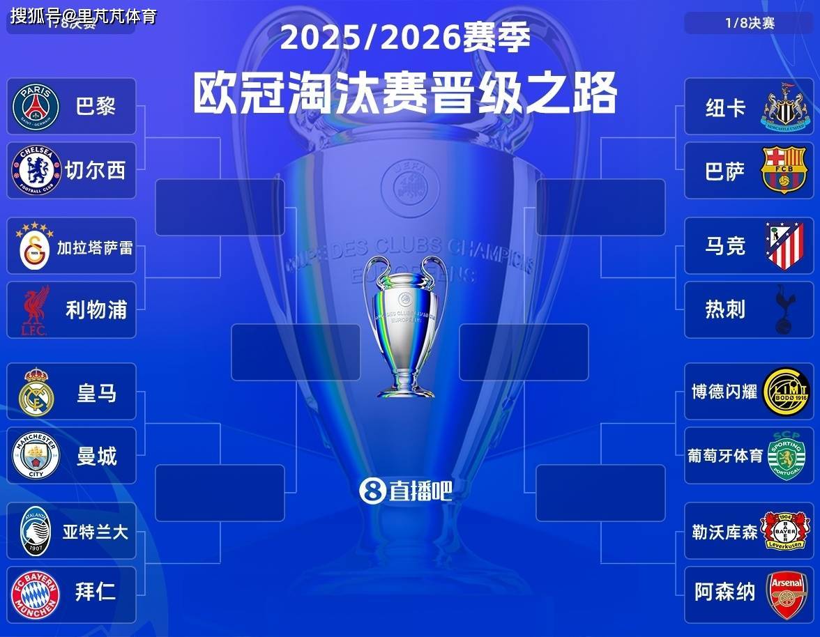 欧冠抽签六大豪门齐聚死亡上半区,阿尔特塔夺冠的机会真来了?